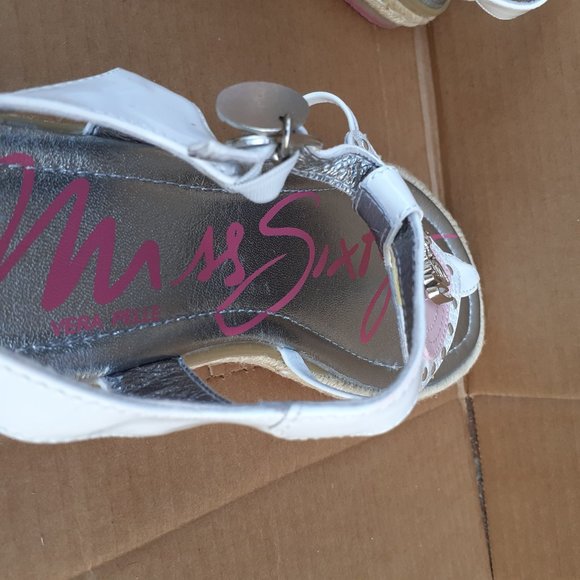 Leather Sandal Studded Goth ❤ Patent Leather Espadrille Strap Boho Sandal 7 - Picture 12 of 13